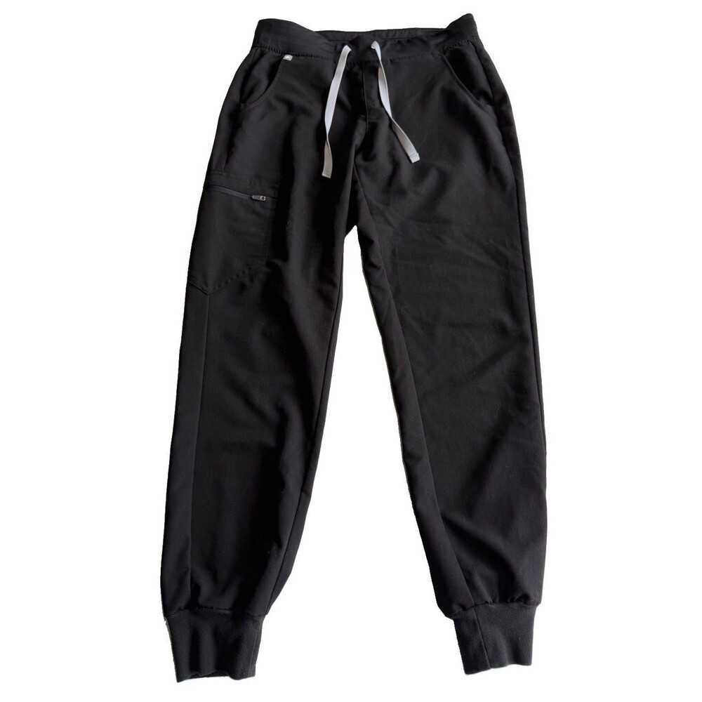 FIGS Zamora Jogger Scrub Pants Women's Small Black W18SW2005